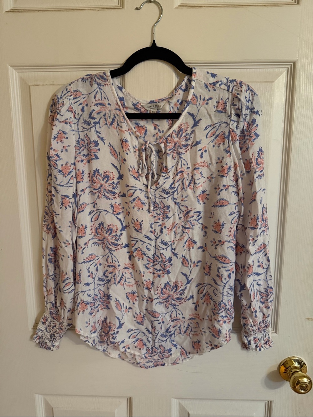 Lucky Brand Floral Boho Vibe Blouse - Picture 3 of 6